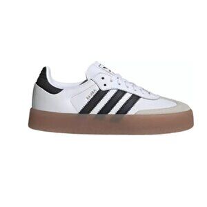 White/Black/Gum - adidas Women's Sambae Shoes - Medium
